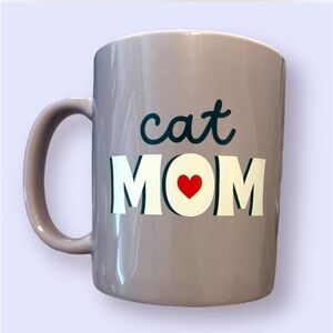 Room Essentials Lavender Cat Mom Mug